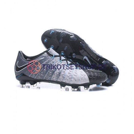 Nike HyperVenom Phantom III Elite FG Grau Schwarz Fußballschuhe