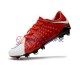 Nike HyperVenom Phantom III Elite FG Rot Weiß Fußballschuhe