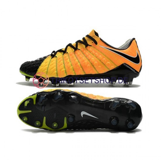 Nike HyperVenom Phantom III Elite FG Gelb Schwarz Fußballschuhe