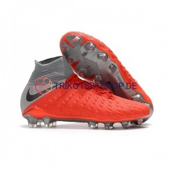 Nike Hypervenom Phantom 3 Elite DF FG Rot Grau Fußballschuhe
