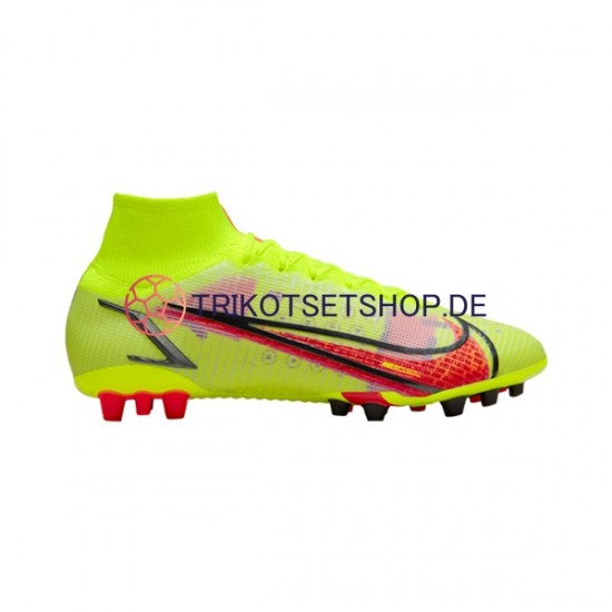 Nike Mercurial Superfly VIII Motivation Elite AG Rot Gelb Fußballschuhe