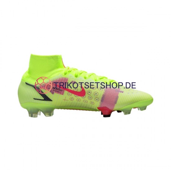 Nike Mercurial Superfly VIII Motivation Elite FG Rot Gelb Fußballschuhe