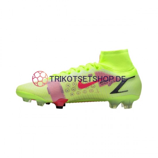 Nike Mercurial Superfly VIII Motivation Elite FG Rot Gelb Fußballschuhe