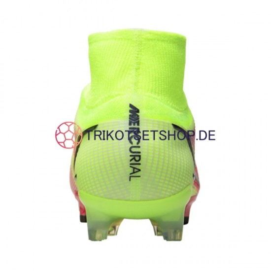Nike Mercurial Superfly VIII Motivation Elite FG Rot Gelb Fußballschuhe