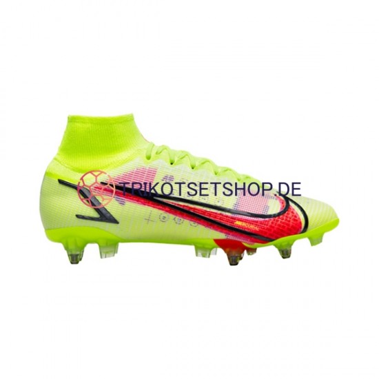 Nike Mercurial Superfly VIII Motivation Elite SG Pro AC Rot Gelb Fußballschuhe