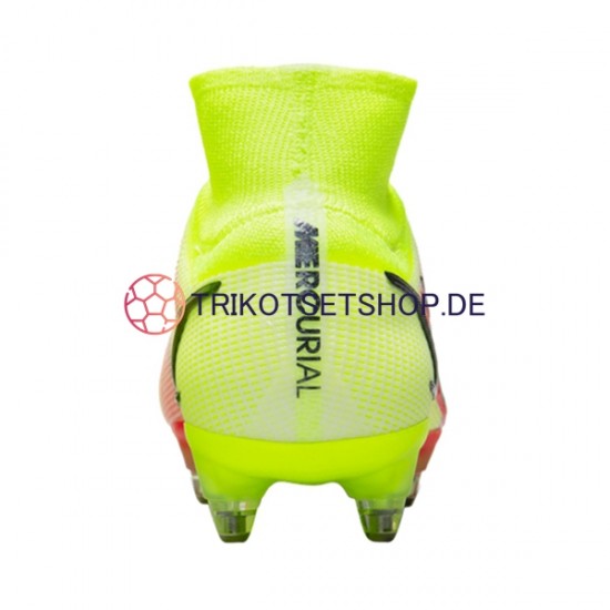 Nike Mercurial Superfly VIII Motivation Elite SG Pro AC Rot Gelb Fußballschuhe