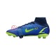 Nike Mercurial Superfly VIII Recharge Elite FG Blau Gelb Fußballschuhe