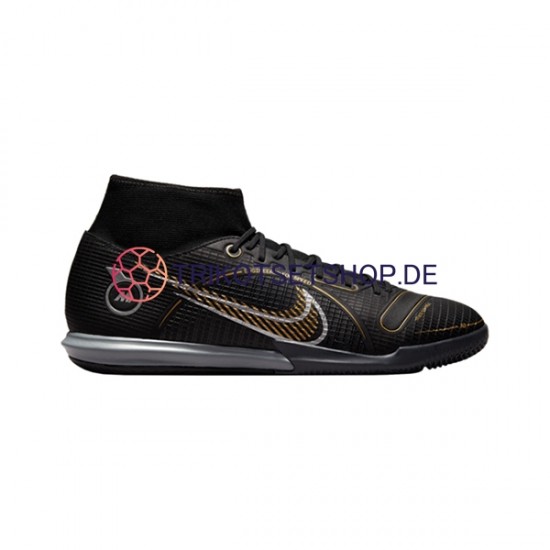 Nike Mercurial Superfly VIII Shadow Academy IC Schwarz Fußballschuhe