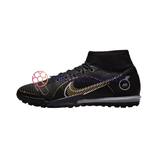 Nike Mercurial Superfly VIII Shadow Academy TF Schwarz Fußballschuhe