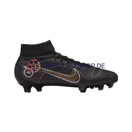 Nike Mercurial Superfly VIII Shadow Pro FG Schwarz Fußballschuhe