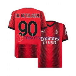 AC Mailand Charles De Ketelaere 90 2023-2024 Herren Trikot Heim Kurzarm