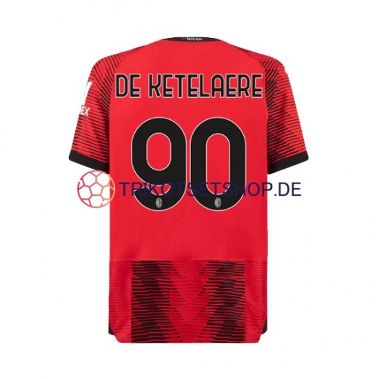 AC Mailand Charles De Ketelaere 90 2023-2024 Herren Trikot Heim Kurzarm