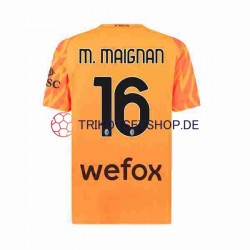 AC Mailand Mike Maignan 16 2023-2024 Torwart Herren Trikot Auswärts Kurzarm