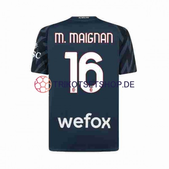 AC Mailand Mike Maignan 16 2023-2024 Torwart Herren Trikot Ausweich Kurzarm