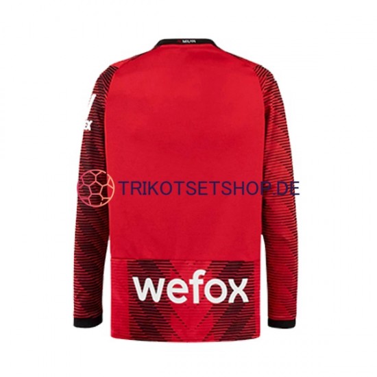 AC Mailand 2023-2024 Herren Trikot Heim Langarm