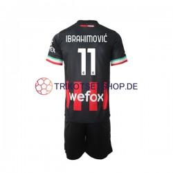 AC Mailand Ibrahimovic 11 2022-2023 Kinder Trikotset Heim Kurzarm