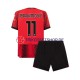 AC Mailand Ibrahimovic 11 2023-2024 Kinder Trikotset Heim Kurzarm