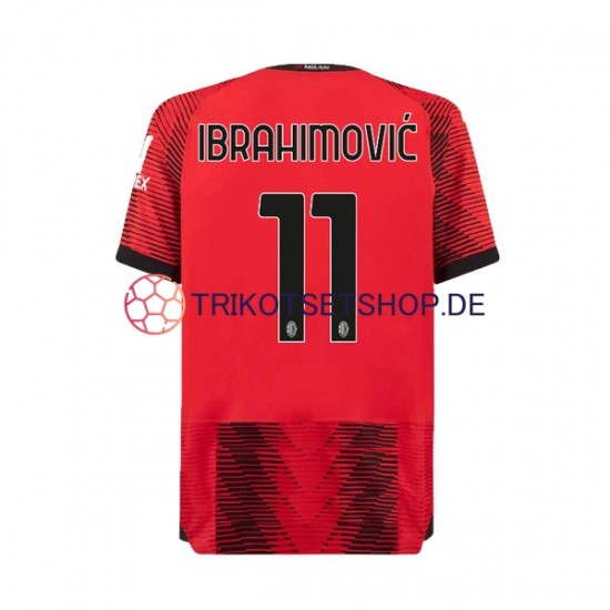 AC Mailand Ibrahimovic 11 2023-2024 Herren Trikot Heim Kurzarm