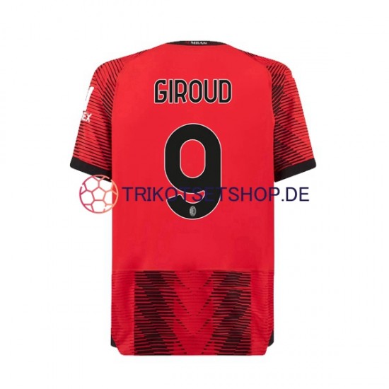 AC Mailand Olivier Giroud 9 2023-2024 Herren Trikot Heim Kurzarm