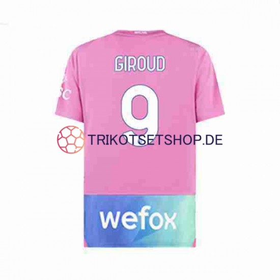 AC Mailand Olivier Giroud 9 2023-2024 Herren Trikot Ausweich Kurzarm