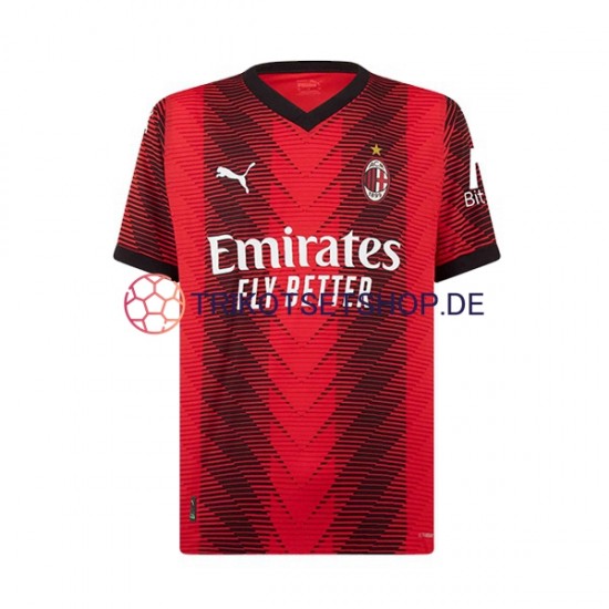 AC Mailand Rafael Leao 10 2023-2024 Herren Trikot Heim Kurzarm