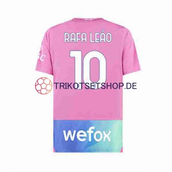 AC Mailand Rafael Leao 10 2023-2024 Herren Trikot Ausweich Kurzarm