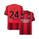 AC Mailand Simon Kjaer 24 2023-2024 Herren Trikot Heim Kurzarm