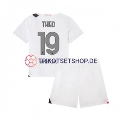 AC Mailand Theo 19 2023-2024 Kinder Trikotset Auswärts Kurzarm