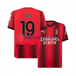 AC Mailand Theo Hernandez 19 2023-2024 Herren Trikot Heim Kurzarm