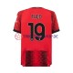 AC Mailand Theo Hernandez 19 2023-2024 Herren Trikot Heim Kurzarm