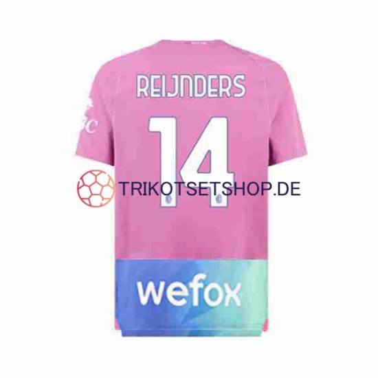 AC Mailand Tijjani Reijnders 14 2023-2024 Herren Trikot Ausweich Kurzarm