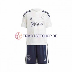 Ajax Amsterdam 2023-2024 Kinder Trikotset Auswärts Kurzarm