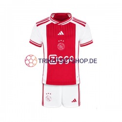 Ajax Amsterdam 2023-2024 Kinder Trikotset Heim Kurzarm