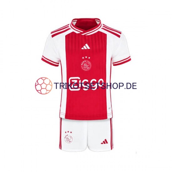 Ajax Amsterdam 2023-2024 Kinder Trikotset Heim Kurzarm