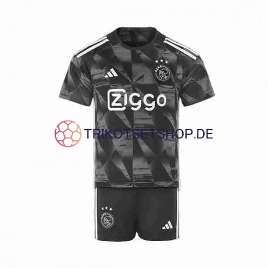 Ajax Amsterdam 2023-2024 Kinder Trikotset Ausweich Kurzarm