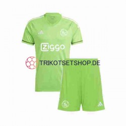 Ajax Amsterdam 2023-2024 Torwart Kinder Trikotset Heim Kurzarm