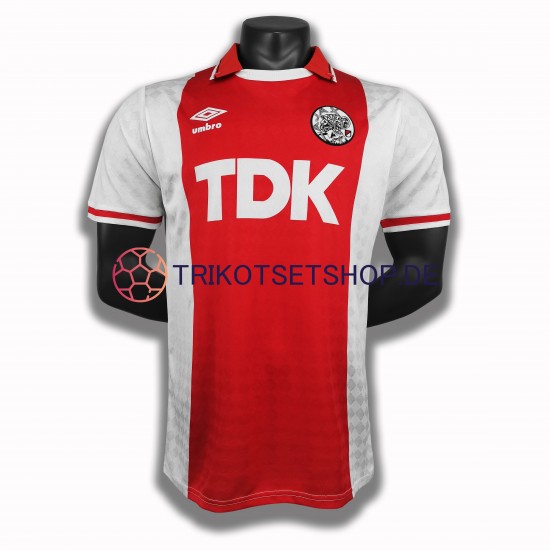 Ajax Amsterdam Retro 1990 Herren Trikot Heim Kurzarm