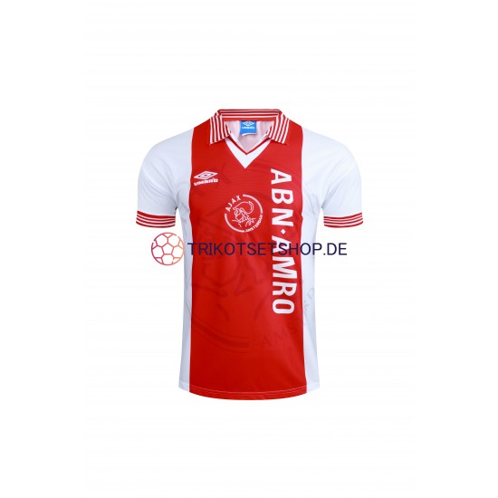 Ajax Amsterdam Retro 1994-1995 Herren Trikot Heim Kurzarm