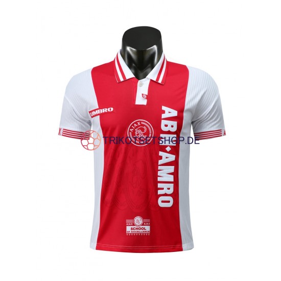 Ajax Amsterdam Retro 1997-1998 Herren Trikot Heim Kurzarm