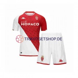 AS Monaco 2023-2024 Kinder Trikotset Heim Kurzarm