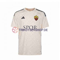 AS Rom 2023-2024 Herren Trikot Auswärts Kurzarm