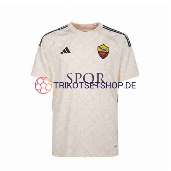 AS Rom 2023-2024 Herren Trikot Auswärts Kurzarm