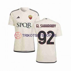 AS Rom El Shaarawy 92 2023-2024 Herren Trikot Auswärts Kurzarm