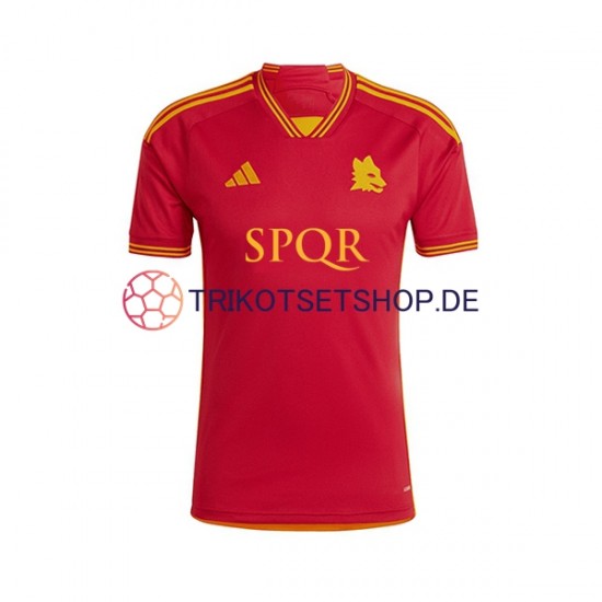 AS Rom 2023-2024 Herren Trikot Heim Kurzarm