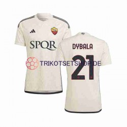 AS Rom Paulo Dybala 21 2023-2024 Herren Trikot Auswärts Kurzarm