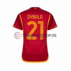 AS Rom Paulo Dybala 21 2023-2024 Herren Trikot Heim Kurzarm