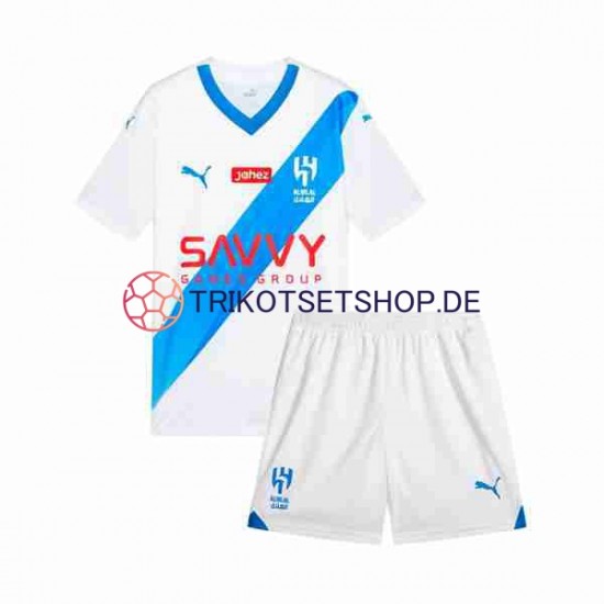 Al Hilal 2023-2024 Kinder Trikotset Auswärts Kurzarm