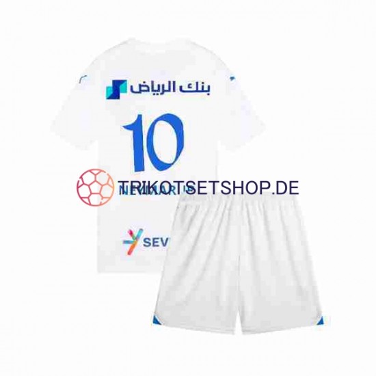 Al Hilal Neymar JR 10 2023-2024 Kinder Trikotset Auswärts Kurzarm