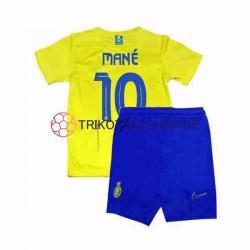 Al-Nassr Mane 10 2023-2024 Kinder Trikotset Heim Kurzarm