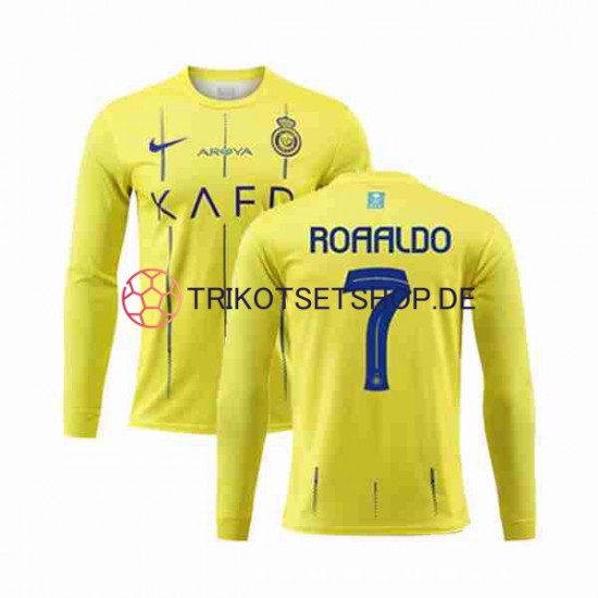 Al-Nassr Ronaldo 7 2023-2024 Herren Trikot Heim Langarm